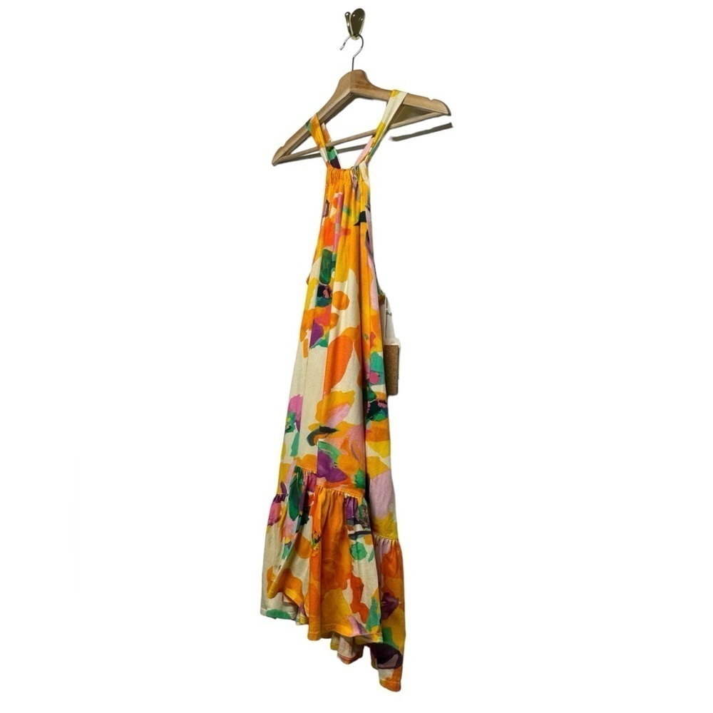 NWT ANTHRO DAILY PRACTICE Frida Cross-Back Midi Dress Orange Motif S

B4 - Picture 5 of 8